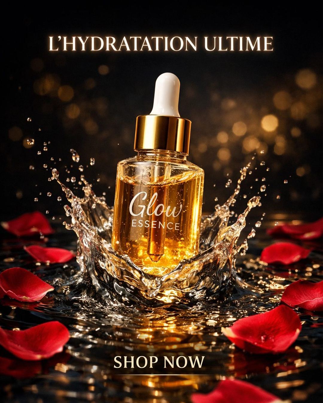 Création visuelle Glow Essence (4/9)
